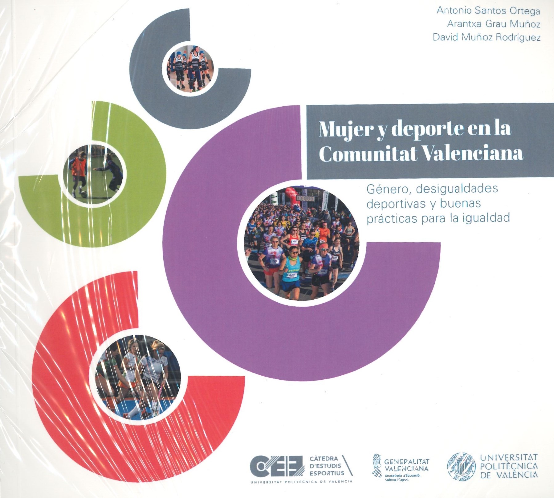 Cubierta de la publicación Informe "Mujer y deporte en la comunitat valenciana" que se presenta el 8 de marzo de 2021.